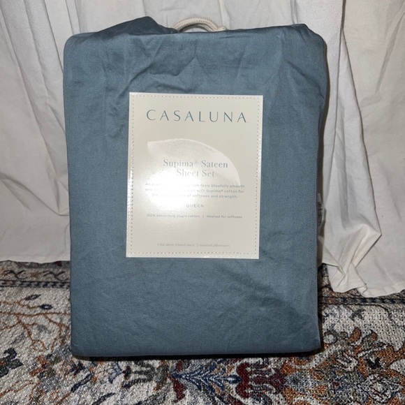 Casaluna Bedding Supima Sateen Sheet Set Casaluna Queen Poshmark